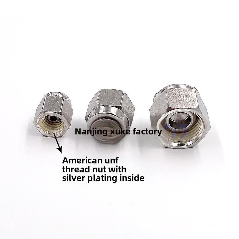 316不锈钢接头堵头堵帽耐高温耐腐蚀可替代世伟洛克1/16卡套堵头