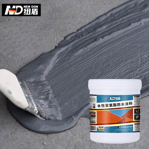 纽盾防水涂料屋顶楼顶外墙防水补漏聚氨酯楼平房裂缝修补堵漏材料