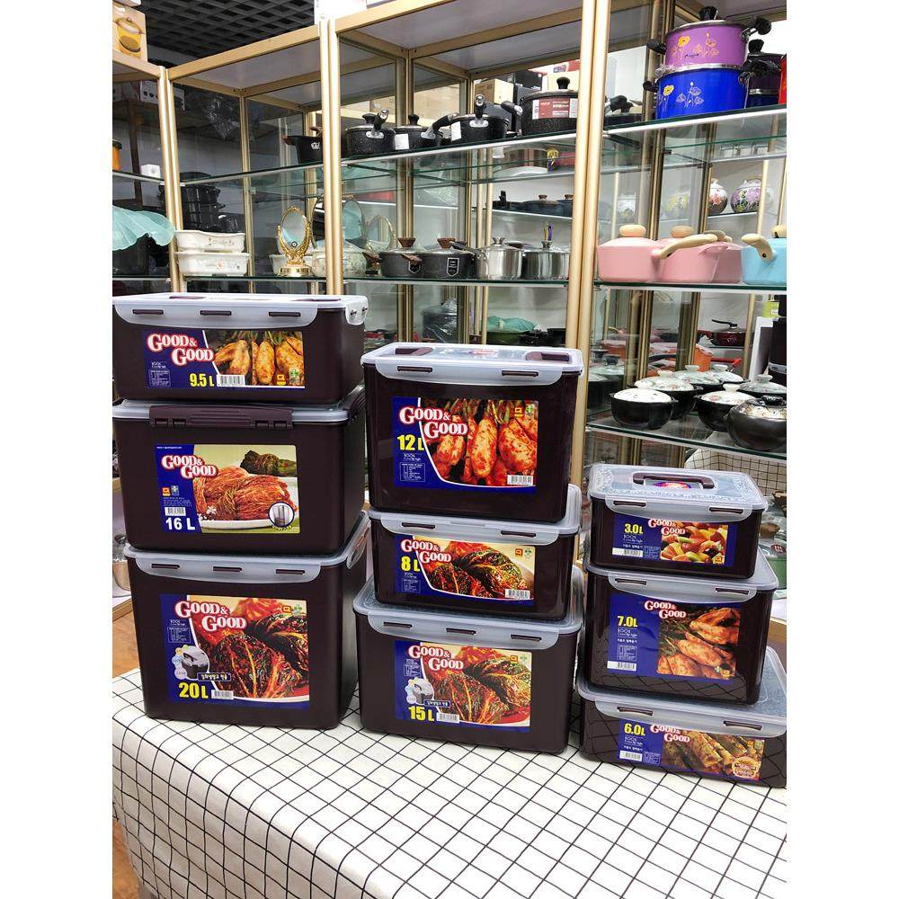 韩国长方形保鲜盒腌辣白菜盒大容量进口泡菜盒密封盒子塑料冷藏盒,餐饮具,保鲜盒,淘宝优惠券,粉丝福利购,淘宝优惠卷