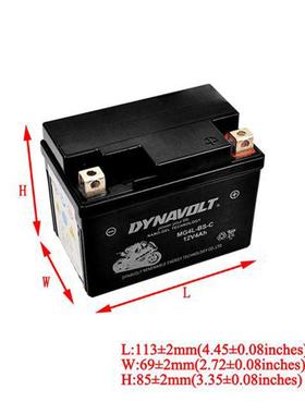 升仕ZT310-TXRV摩 托车老款电瓶12V4A胶体电池配件替代原车锂电瓶