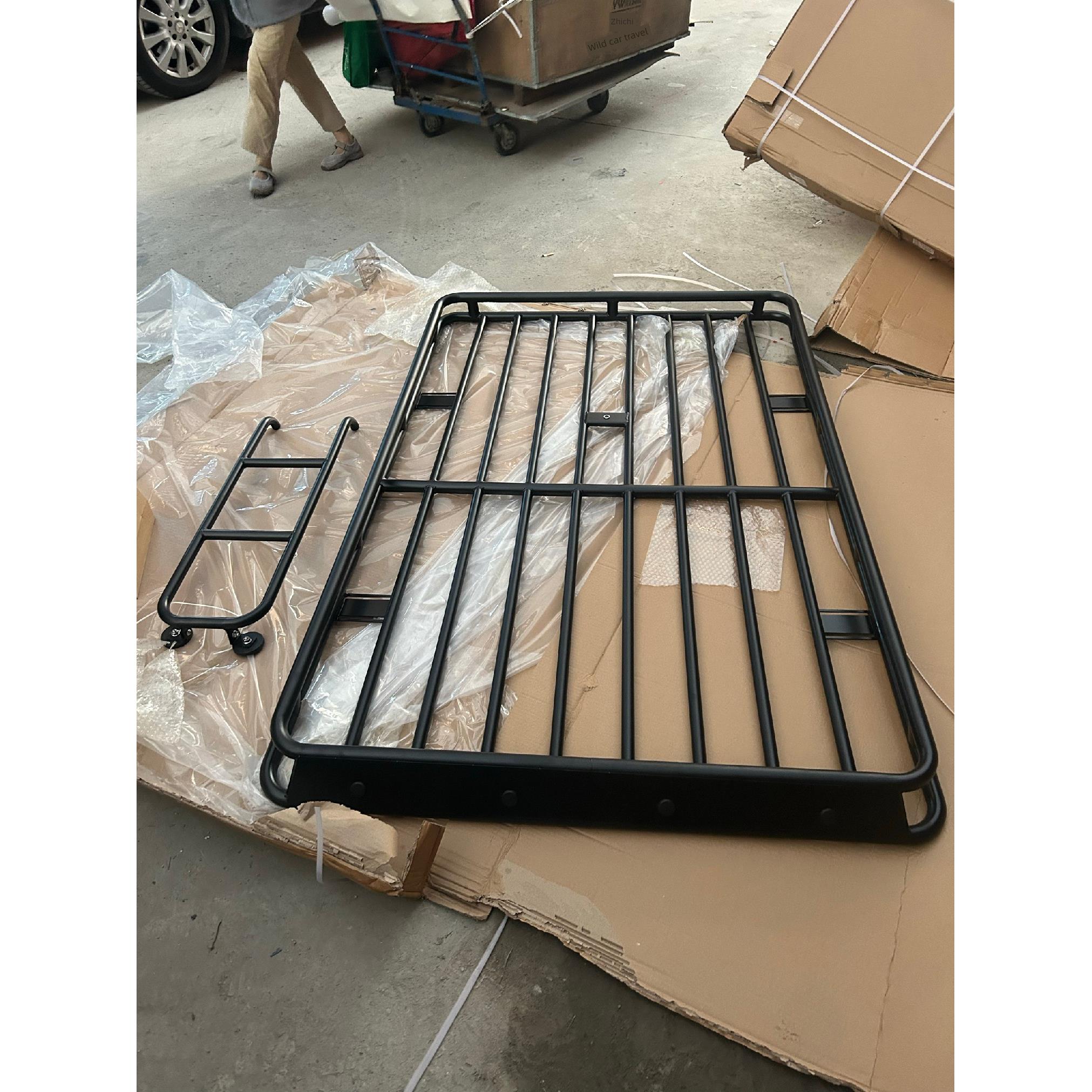 江铃驭胜S350专用车顶行李架江铃驭胜S350专用车顶行李框爬梯货架