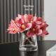 装 饰花摆件彷真蕙兰客厅茶几花瓶插花扎束假花轻奢高档摆设
