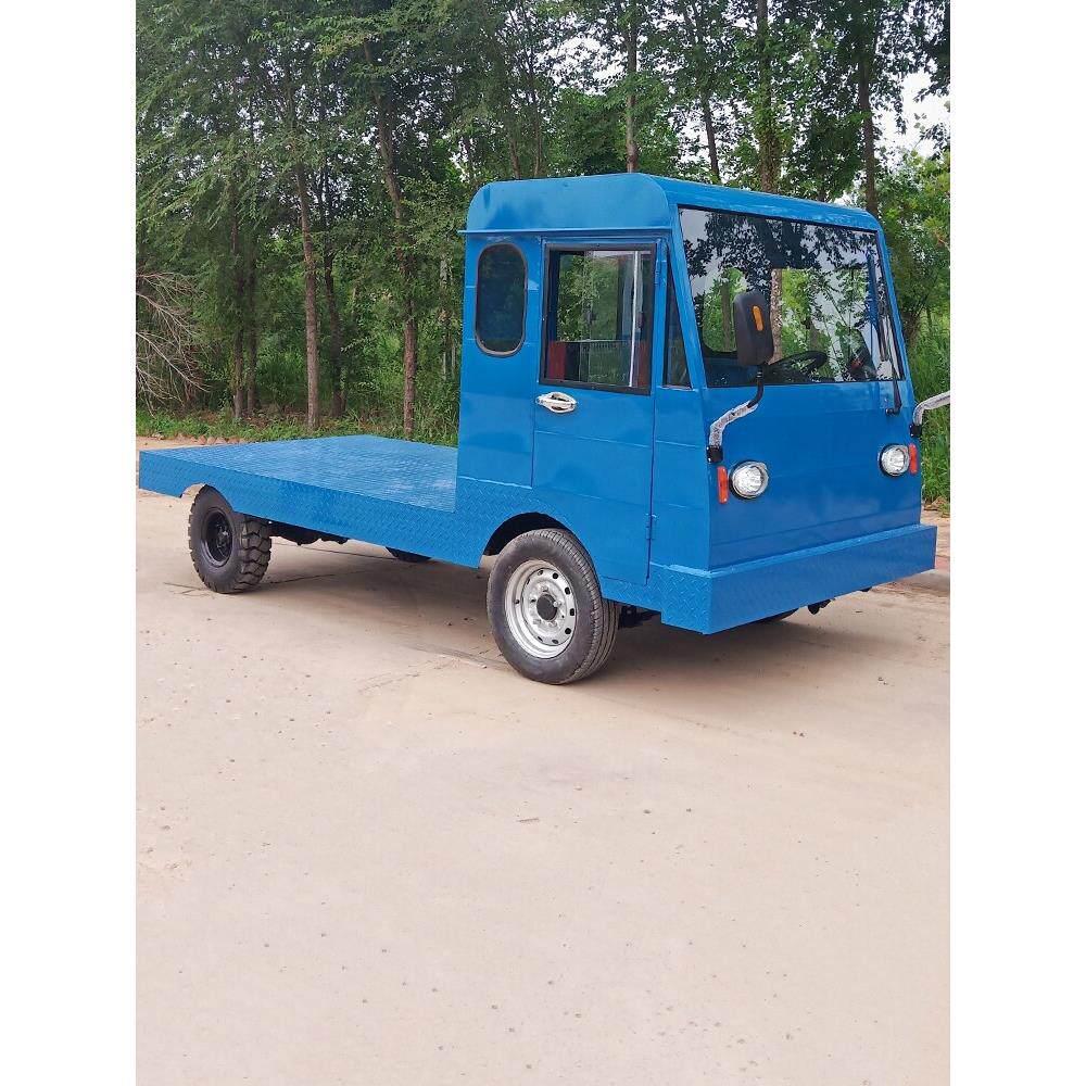 电动四轮平板搬运车仓库物流周转车厂区倒货车厂家直供