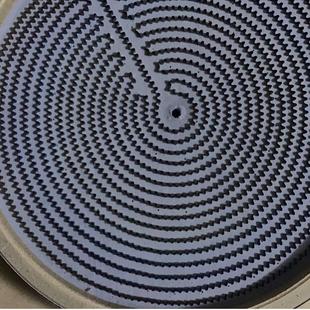 线高温1000度耐用炉芯3.5K 黑晶炉发热盘30 34cm背焊线 600