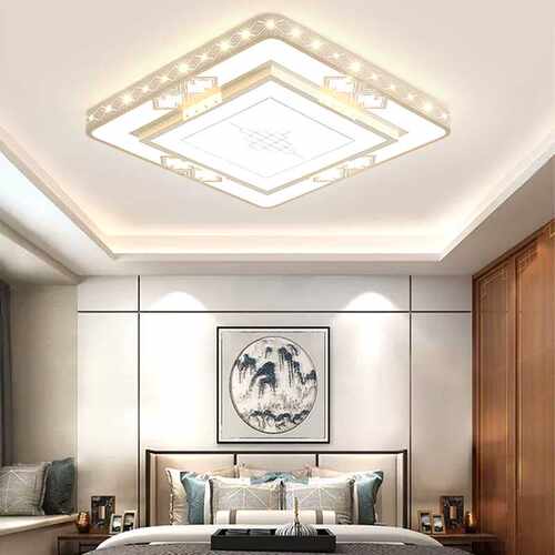 大方灯LED吸顶灯现代简约镂空家用创意客厅灯饰新款大厅卧室灯具