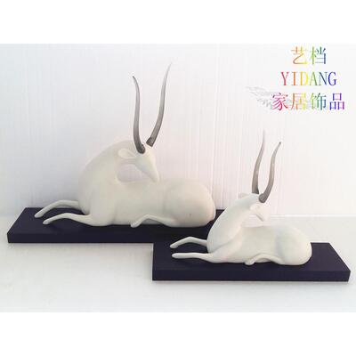 YD-05树脂约工艺品羊摆件现欧工艺品简代动物摆饰创意装饰摆式件