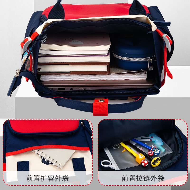 小学生书包补习袋男儿童补课包女生补习手提袋培训班定制印字LOGO