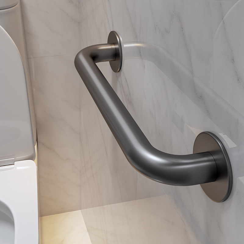不锈钢化妆室扶手老人安全防滑把手免打孔厕所浴室防摔无障碍栏杆