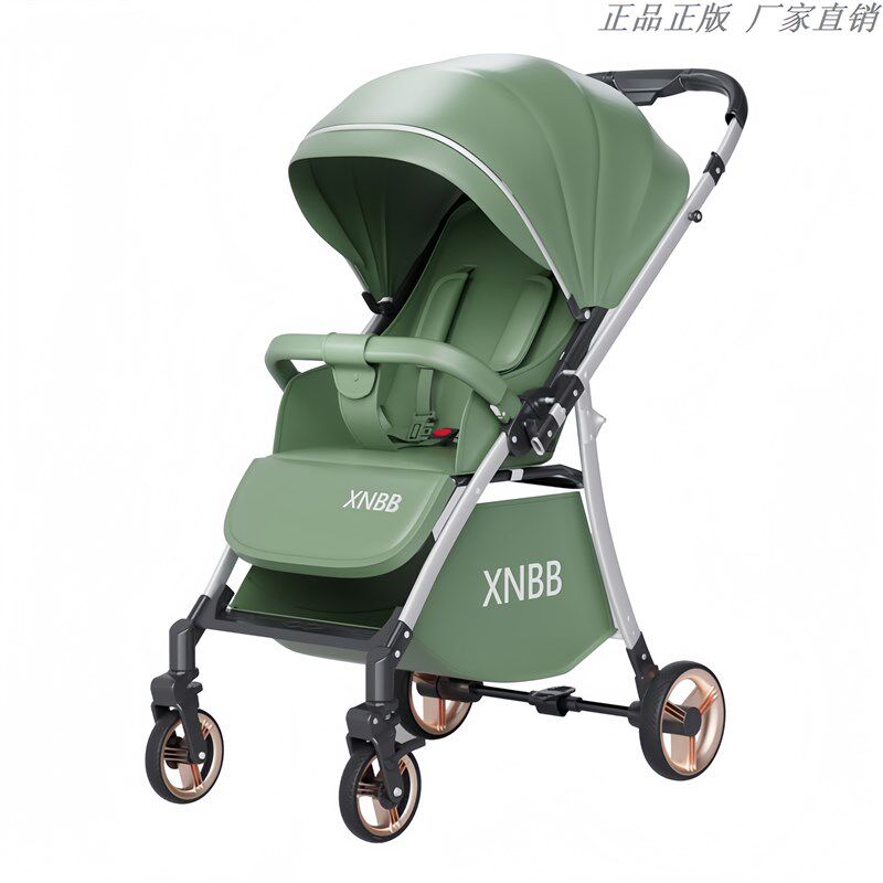 婴儿车推车可坐可躺0到3岁车推车0到6岁轻便可折叠收车双向宝宝车