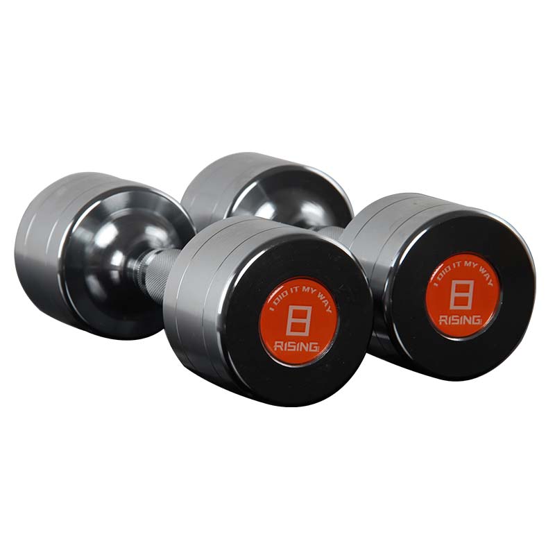 钢制哑铃健身男士家用瘦臂小哑铃电镀哑铃套装练臂肌组合亚铃器材