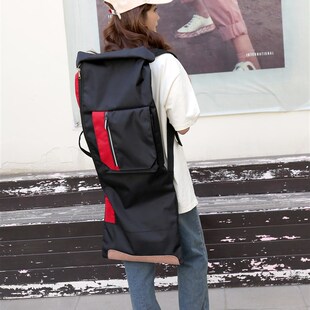 滑板包长板包舞板包专业耐磨防水双肩包w背包袋子公路板包