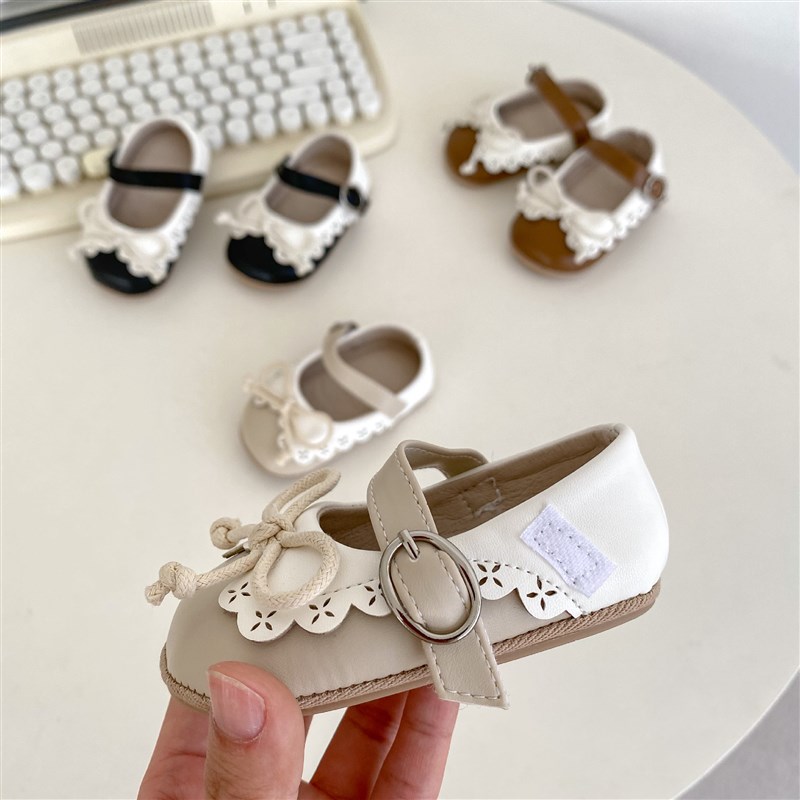 婴儿鞋春夏宝宝鞋子小月龄公主鞋女宝宝0-1岁软底不掉学步鞋皮鞋