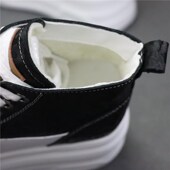 增高显瘦10cm超高跟12cm鞋 秋冬新款 棉鞋 女大码 加绒保暖高帮小白鞋