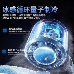 手持小风扇小型超长续航便携式 2025新款 随身冰敷降温风扇迷你静音
