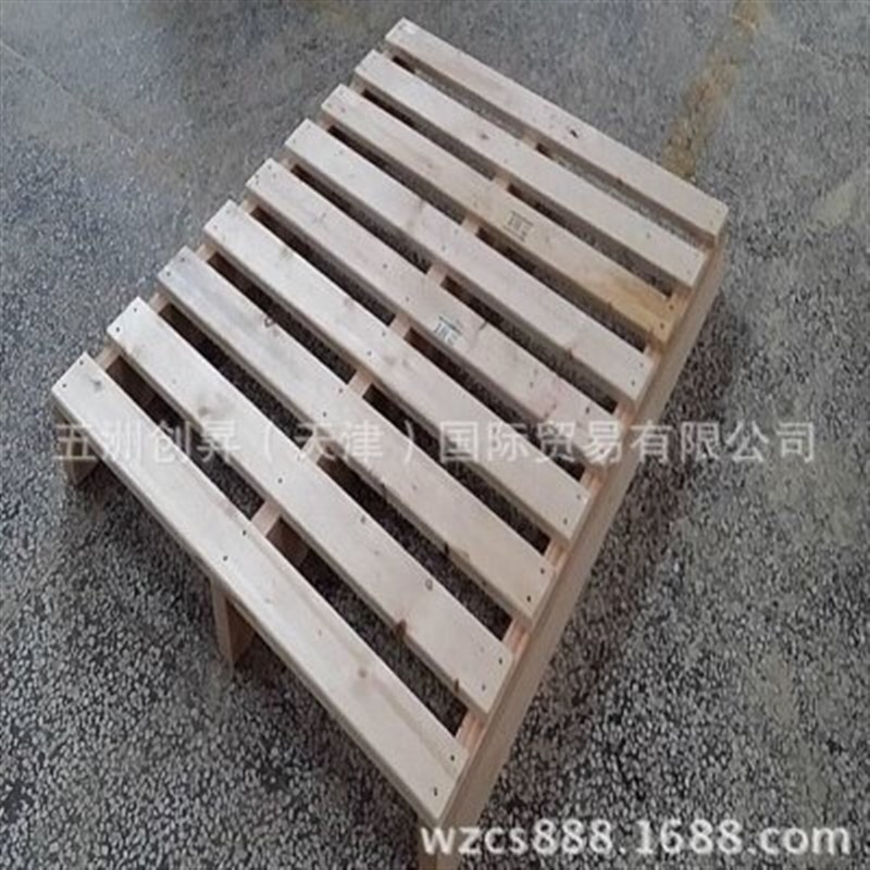 天津长期尺寸木质托盘 免熏蒸托盘 质量好叉车木托盘二面进叉托盘