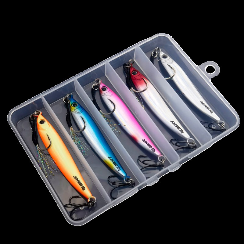 蛇形远投小铁板路亚饵带UV10g-30g淡水海水通杀鲈鱼翘嘴假饵硬饵