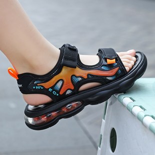 男童凉鞋儿童2025新款夏季运动休闲软底大童男孩男鞋10岁12沙滩鞋