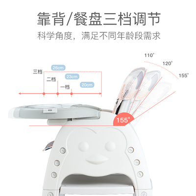 Gromast宝宝餐椅多功能婴儿吃饭餐桌椅儿童学座椅家用积木桌餐椅
