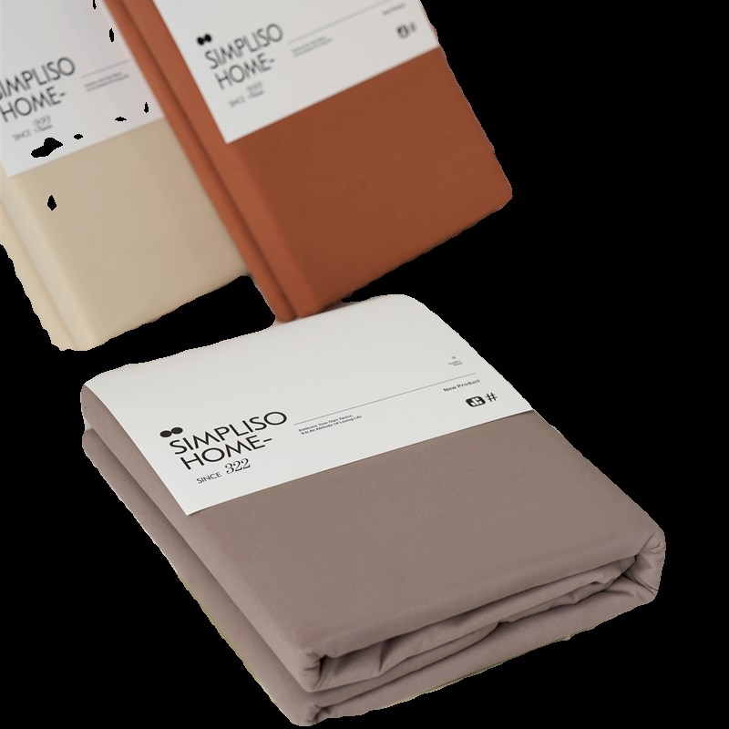 被套单件100支纯棉磨毛日系奶油纯色180x200cm单双人被子罩宿舍