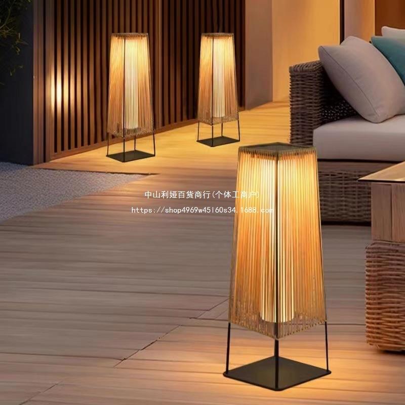 太阳能庭院灯户外落地灯防水草坪灯别墅花园灯室外露台灯氛围灯