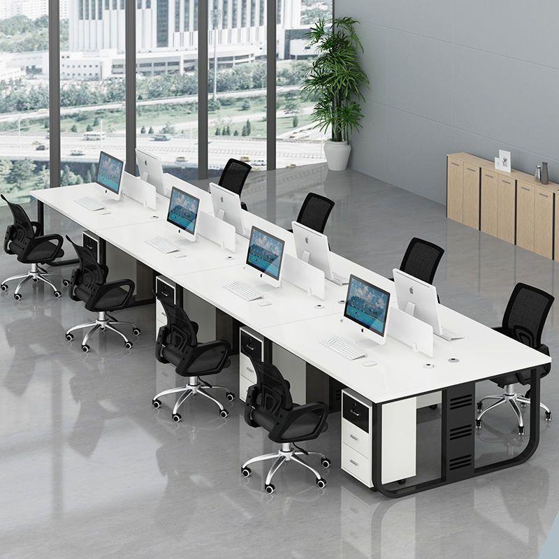 办公桌椅组合办公家具工作桌2/4/6/8人位职员办工桌办公椅子员工