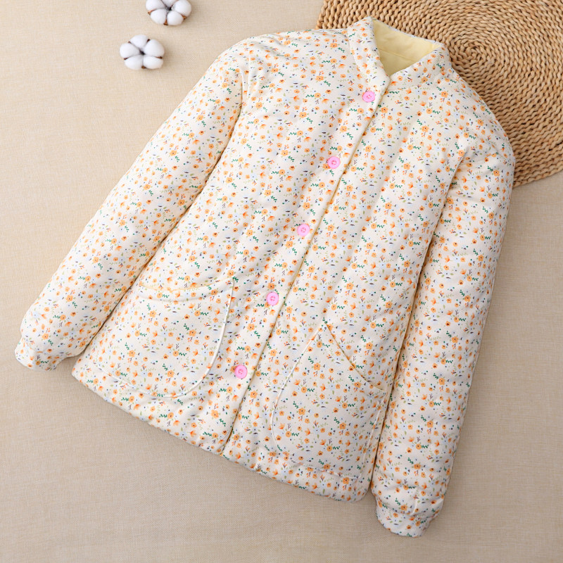 纯棉花纯手工女士棉袄 妈妈保暖贴身棉服 中老年加厚内穿棉衣冬季