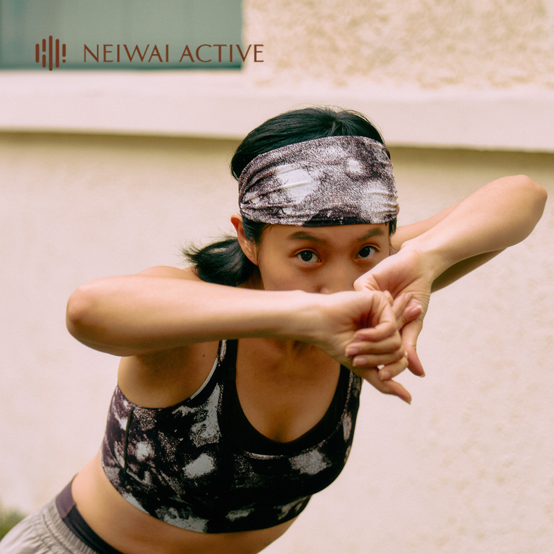 NEIWAI ACTIVE内外网面发带轻薄透气弹性柔软亲肤舒适运动配件