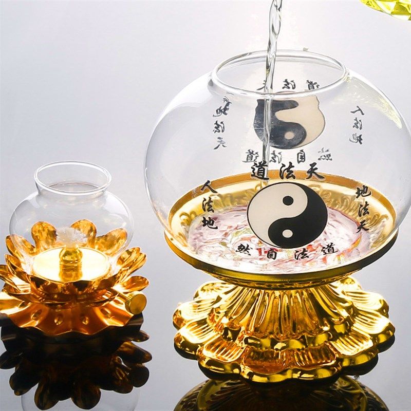 酥油油灯具玻璃合金双眼鱼供灯长明灯酥油灯防风大号小油灯,家居饰品,烛台,淘宝优惠券,粉丝福利购,淘宝优惠卷