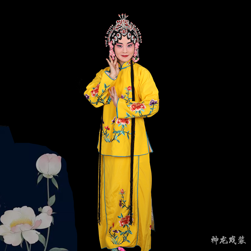 戏曲京剧戏剧演出丫鬟衣 花旦服装戏衣 戏服小旦衣 袄裙裤 小衣包