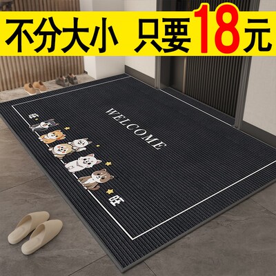 入户门地垫高级感家用防滑入户大门口进门垫客厅大地毯可裁剪垫子