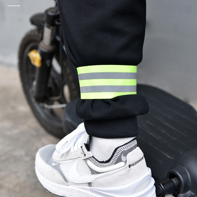 自行车骑行绑腿带扎脚骑车裤腿绑带束裤带束脚反光山地车警示配件