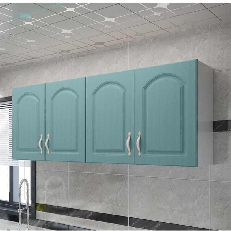 定制实木环保厨房吊柜欧式门阳台墙柜挂柜壁柜储物柜