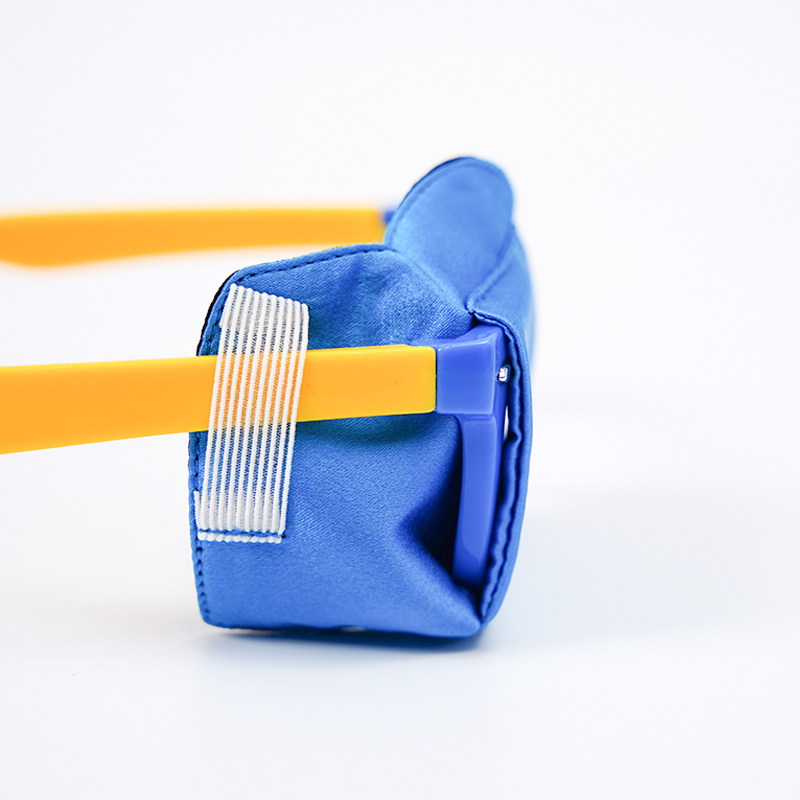 弱视遮光眼罩儿童视力矫正遮眼罩真丝遮盖单眼罩远视眼镜遮眼布