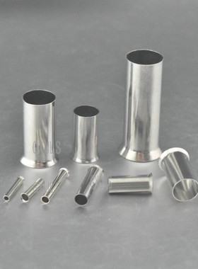 EN6012管型裸接线端子针形欧规 套管 冷压端头插针线鼻6平方铜管