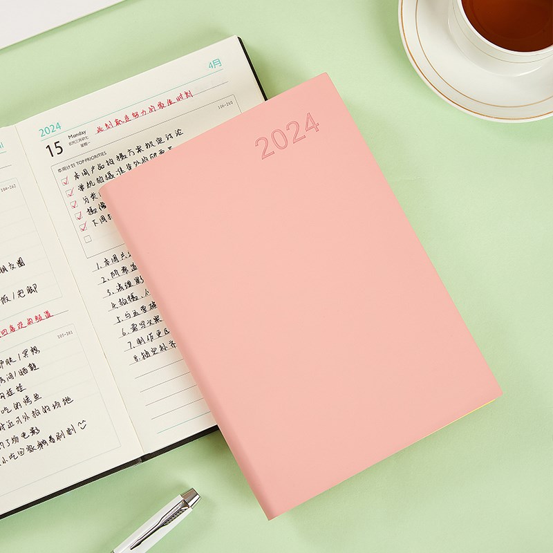 2024下半年日程本每日计划表A5日历笔记本本子一日一页时间管理效
