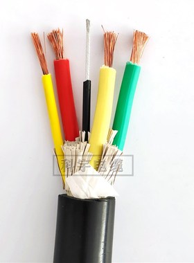 龙门吊卷筒电缆YVFR/CEFR3x2.5~120平方+1芯带钢丝黑色铜芯圆电缆