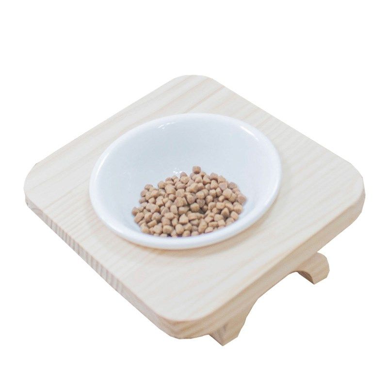 简约小型泰迪狗狗喝水碗猫咪猫粮碗吃饭护颈实木陶瓷碗架食盆套装,宠物/宠物食品及用品,猫狗碗/慢食碗,淘宝优惠券,粉丝福利购,淘宝优惠卷