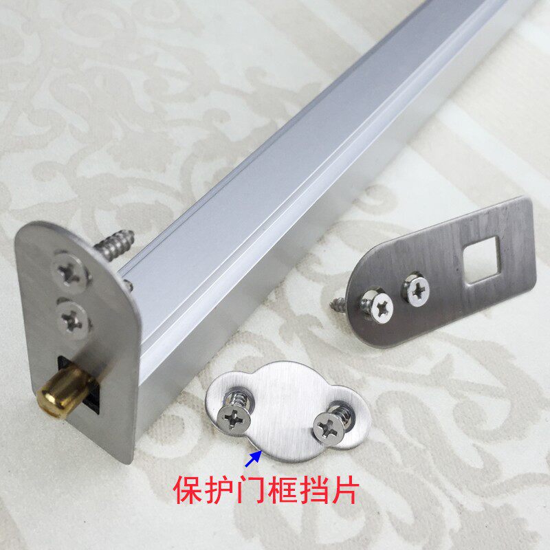 门缝防尘条铝合金两侧装了毛条隔音效果更好门挡门下升降密封条