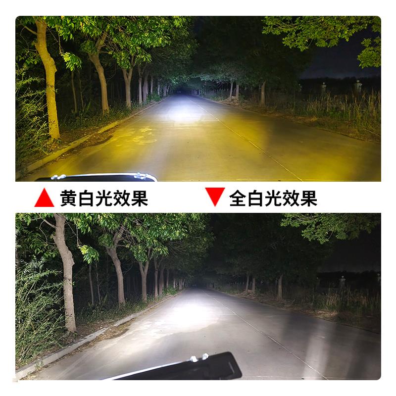 适用于重汽豪沃轻卡统帅悍将led雾灯王系豪曼h3改装超亮前杠大灯