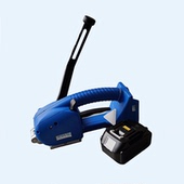 电动打包机热熔塑钢带半自动手摇式 免扣拉紧器一体手提便携捆扎机