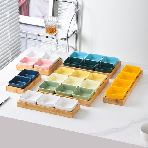 玛特利陶瓷宠物碗猫碗狗碗小猫咪幼猫碗托盘防打翻幼犬食盆双碗