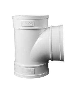 PVC三通排水管顺水变径异接头下水管配件110 160 200 250 315 400