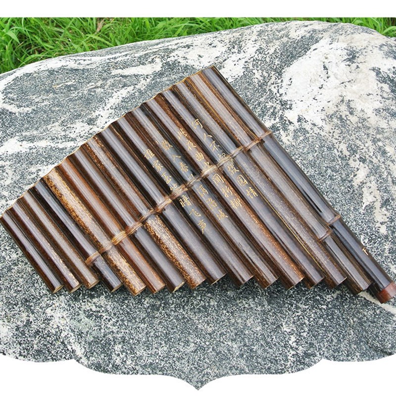 排箫 乐器专业演奏级排箫16管紫竹排箫22管G调C调送盒子 排箫资料