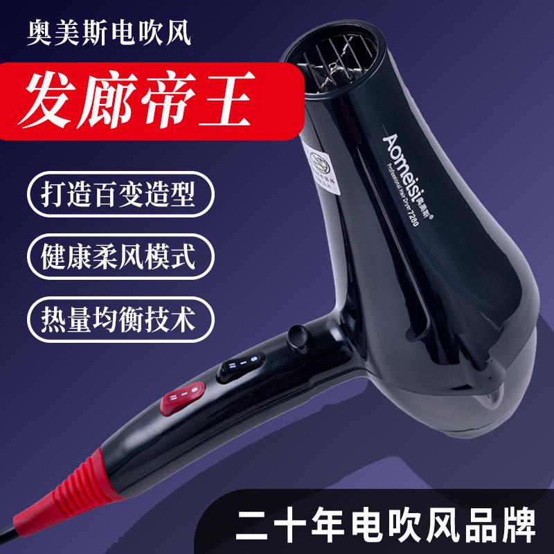 奥美斯理发店发型师电吹风机大功率护发恒温商用造型电吹风筒7280