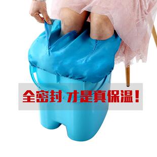 泡脚桶保温罩足浴木桶布罩足疗盆塑料保温盖子盆套密封恒温器盖布