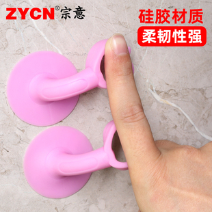 热销门把硅胶防撞保护吸玻璃门平开窗窗户把手固定吸盘门后贴套防