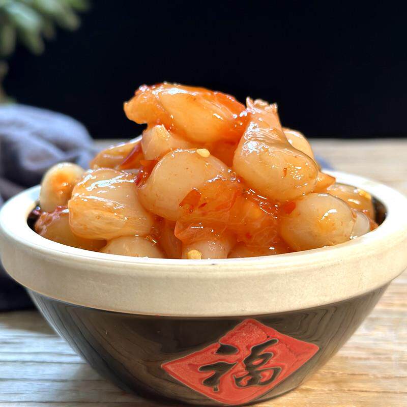 云南开远口味曲靖水晶藠头酸甜味碎藠头下饭菜咸菜糟辣子炒菜瓶装