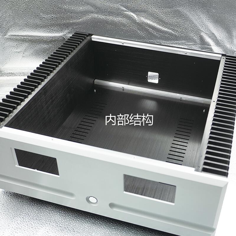 400大甲类全铝合金功放机箱纯后级外壳大功率散热器电源