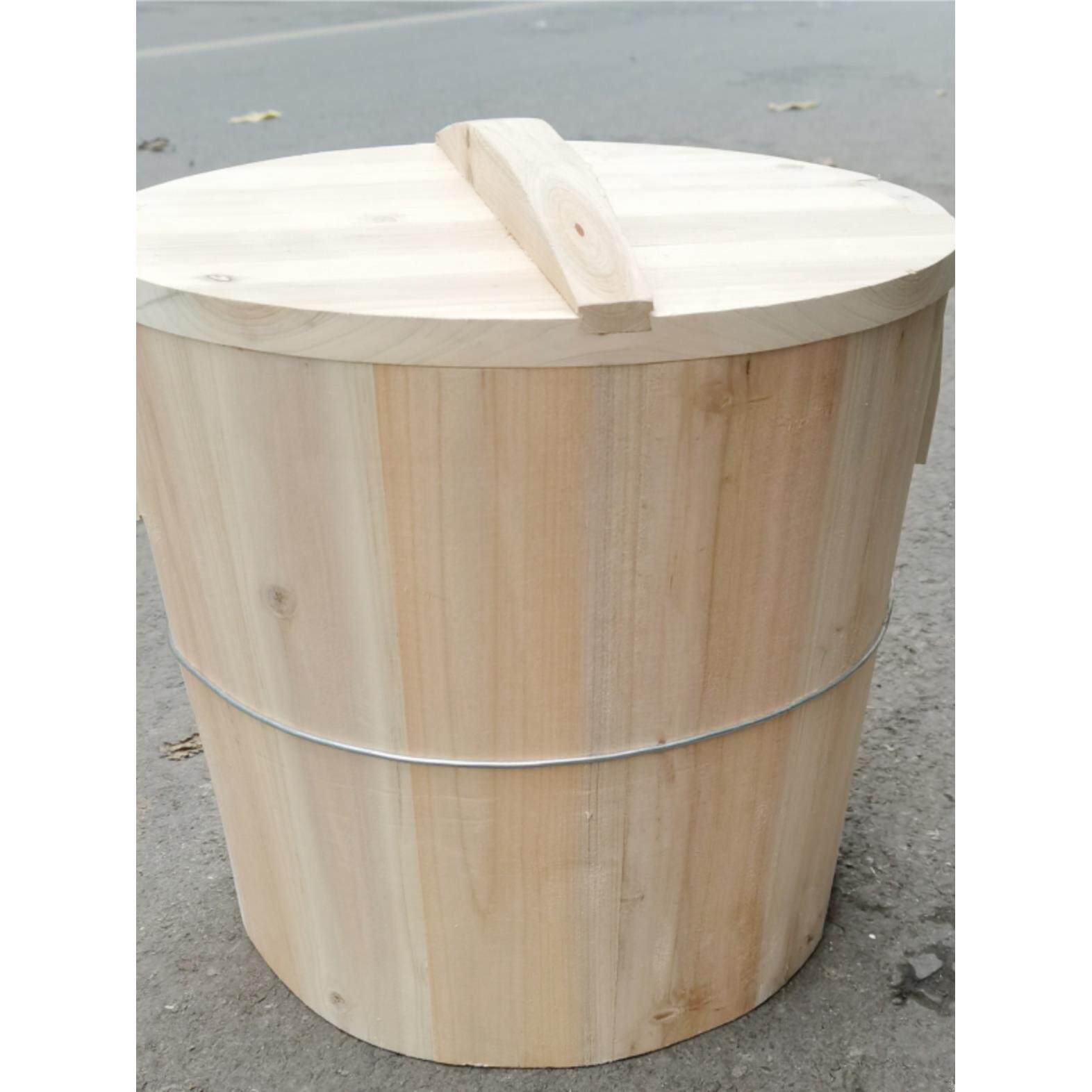 四川带盖蒸饭桶杉木甑子家用木蒸笼商用蒸饭木桶蒸子传统家用甑子