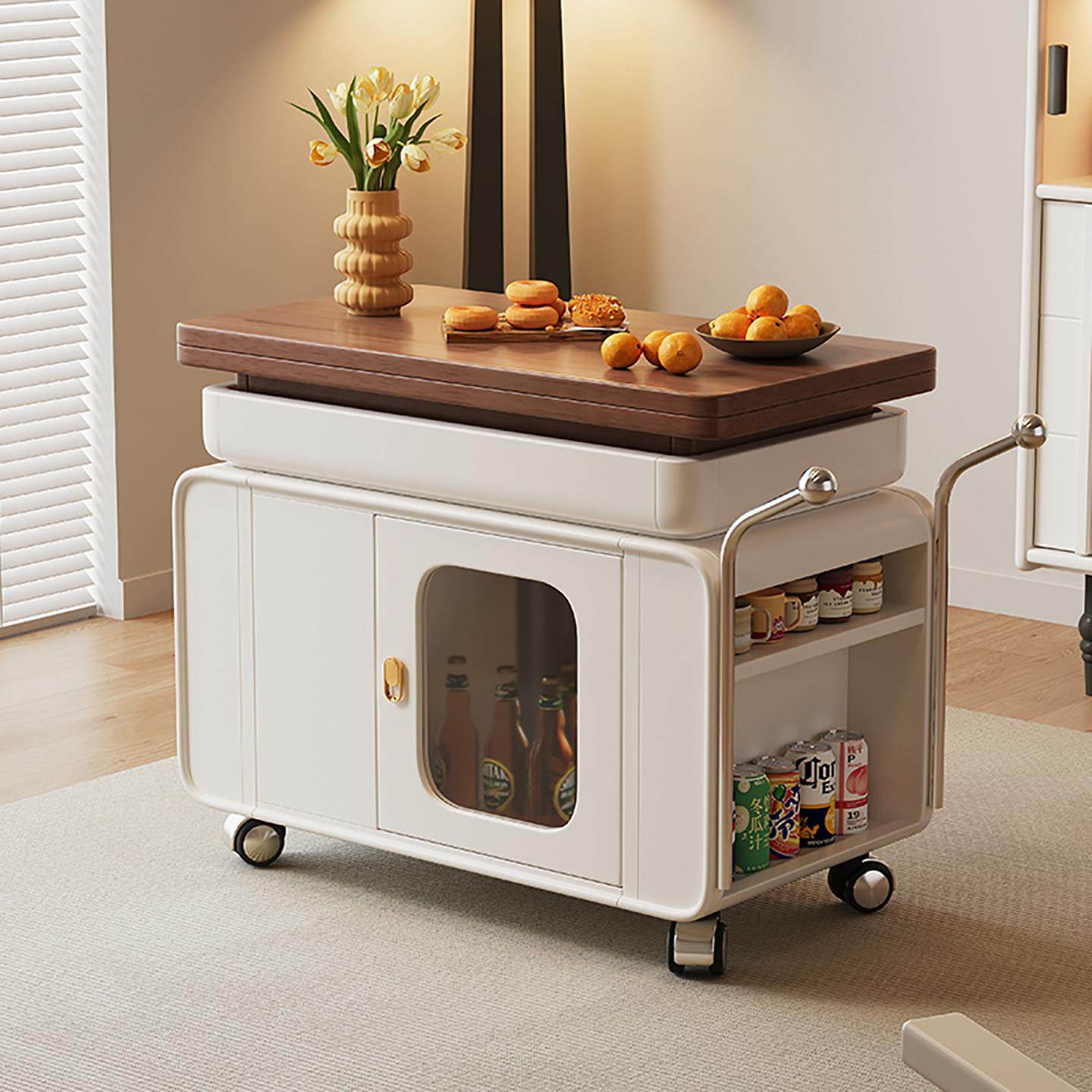 实木折叠茶几可升降小户型家用客厅沙发边柜可移动小推车茶台边几,住宅家具,移动边几/推车,淘宝优惠券,粉丝福利购,淘宝优惠卷